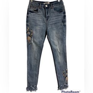 K Jordan embellished jeans